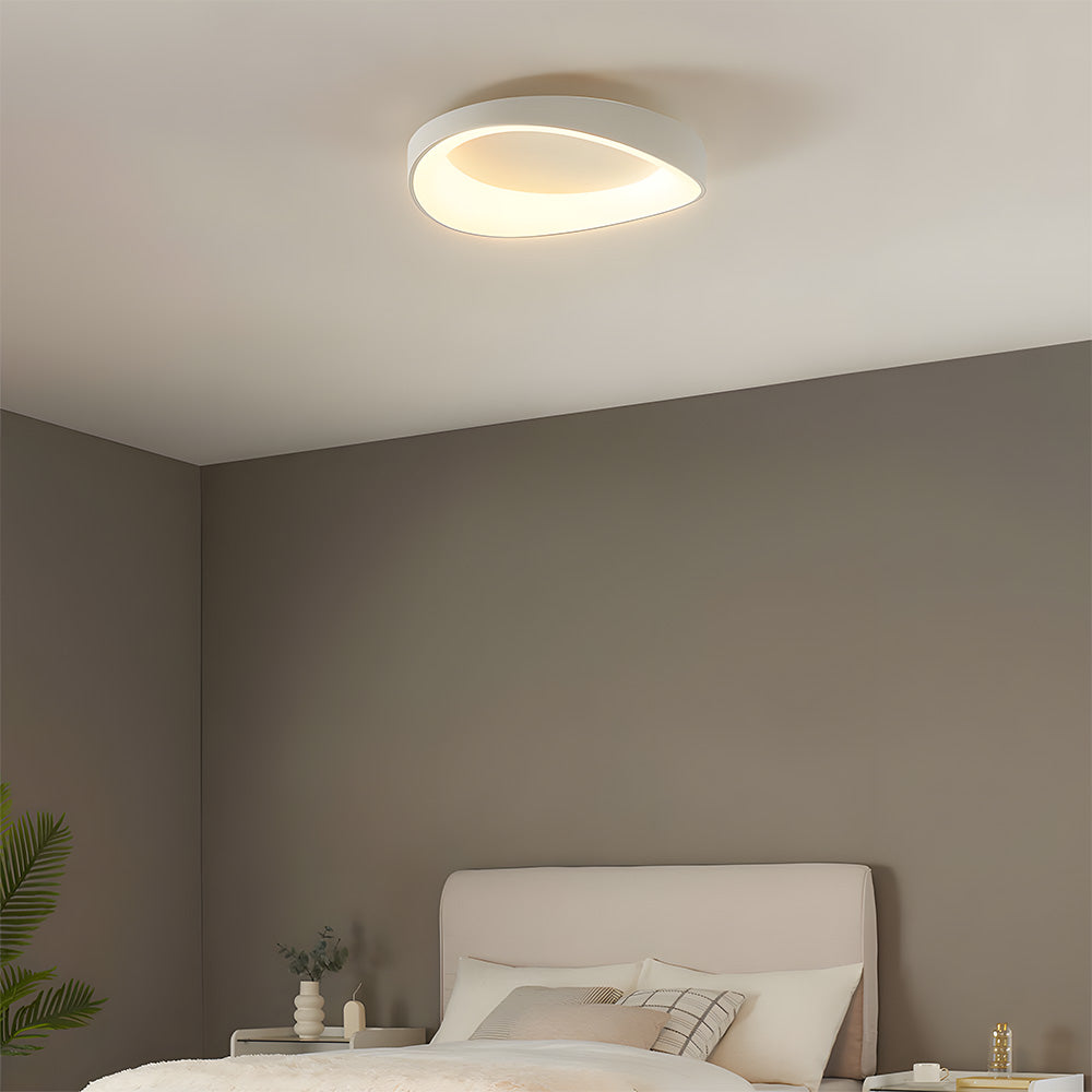 Lampa Sufitowa LED Okrągła Minimalistyczna z Trzema Barwami Światła - 7