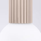 Lampa Sufitowa Minimalistyczna z Żebrowanym Cylindrem - 6
