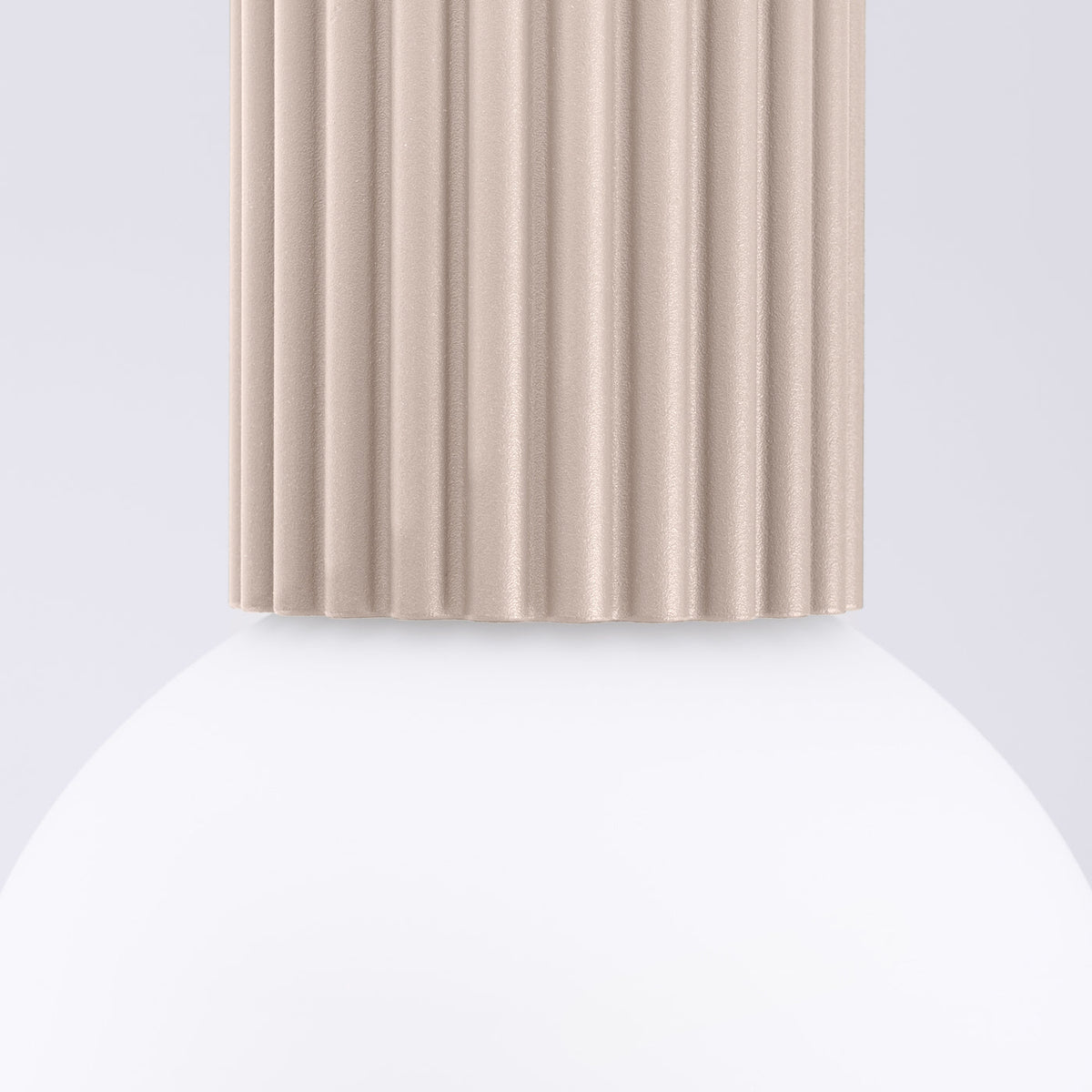 Lampa Sufitowa Minimalistyczna z Żebrowanym Cylindrem - 6