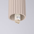 Lampa Sufitowa Minimalistyczna z Żebrowanym Cylindrem - 7
