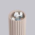 Lampa Sufitowa Minimalistyczna z Żebrowanym Cylindrem - 8