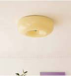Lampa Sufitowa Minimalistyczna z Okrągłym Szklanym Kloszem - 5