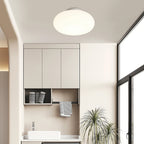 Lampa Sufitowa Minimalistyczna z Owalnym Szklanym Kloszem - 3