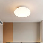 Lampa Sufitowa Minimalistyczna z Owalnym Szklanym Kloszem - 4