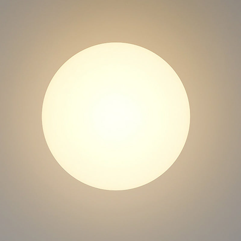 Lampa Sufitowa Minimalistyczna z Owalnym Szklanym Kloszem - 6