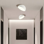 Lampa Sufitowa Minimalistyczna z Okrągłym Kloszem - Biały