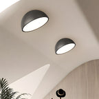 Lampa Sufitowa Minimalistyczna z Okrągłym Kloszem - Czarny