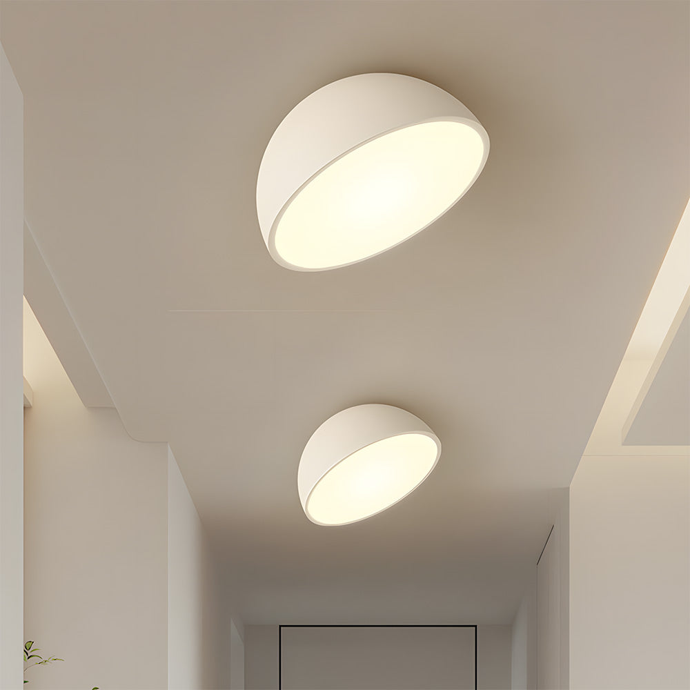 Lampa Sufitowa Minimalistyczna z Okrągłym Kloszem - 9