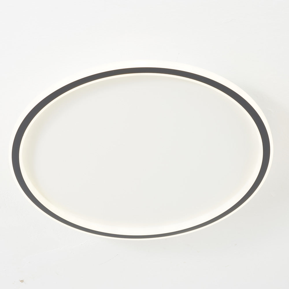 Lampa Sufitowa Okrągła Minimalistyczna z Wbudowanym LED - 9