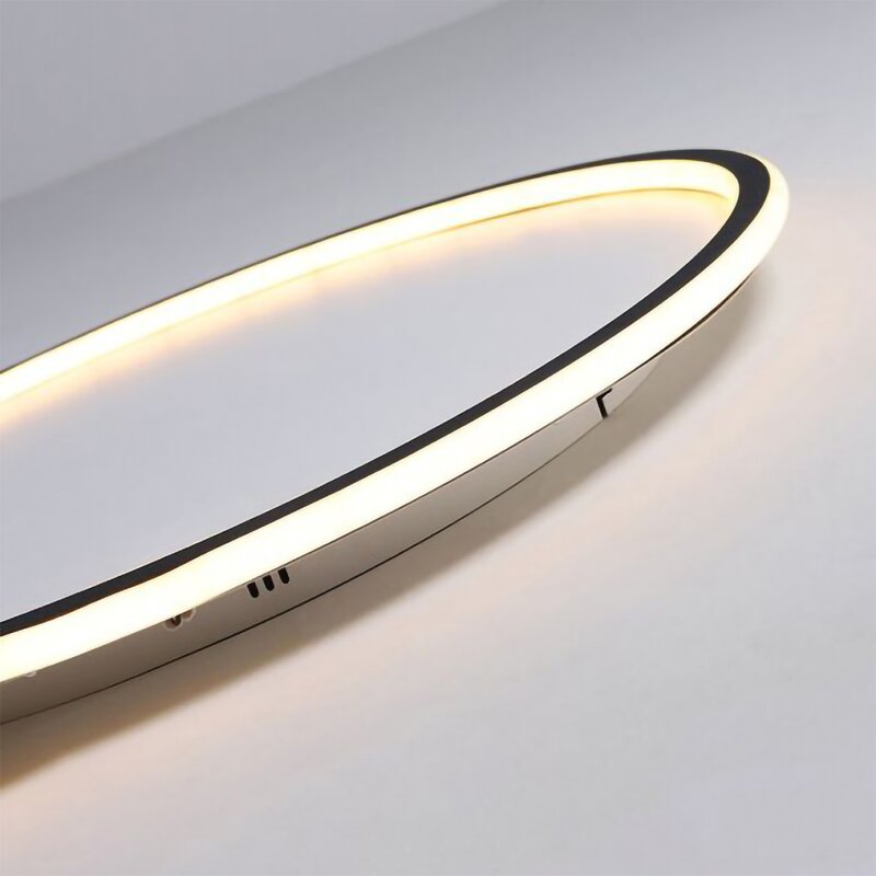 Lampa Sufitowa Okrągła Minimalistyczna z Wbudowanym LED - 13