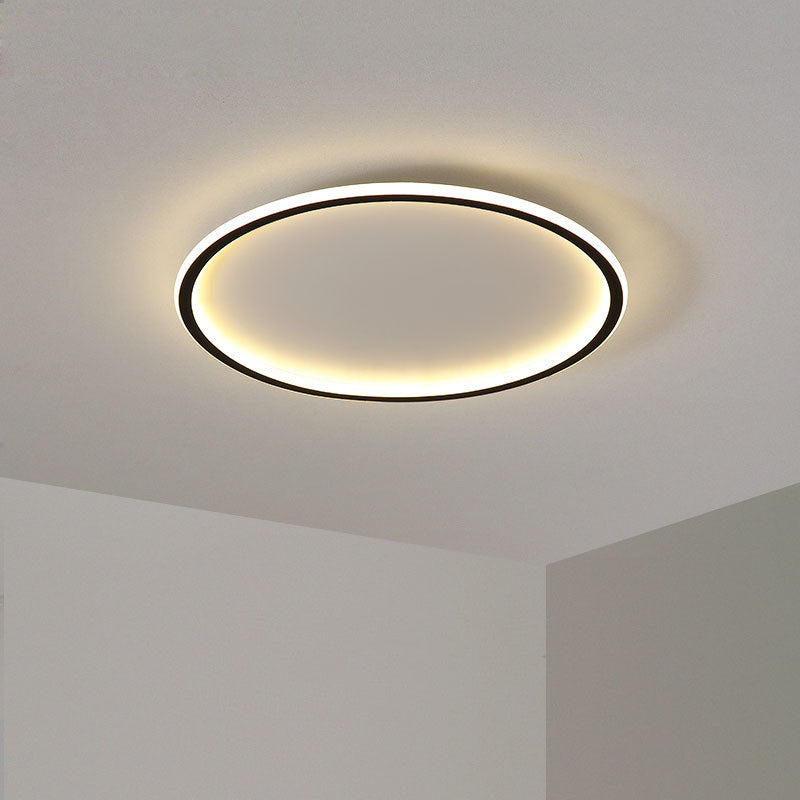 Lampa Sufitowa Okrągła Minimalistyczna z Wbudowanym LED - 4