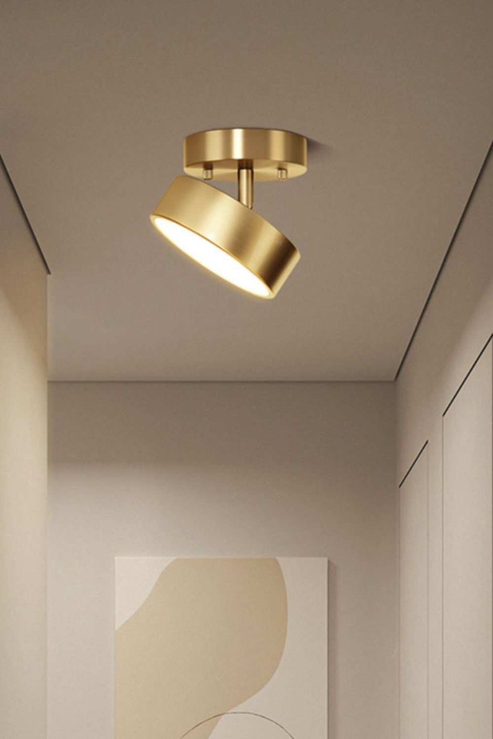 Lampa Sufitowa Nowoczesna z Obrotowym Kloszem i Wbudowanym LED - 9