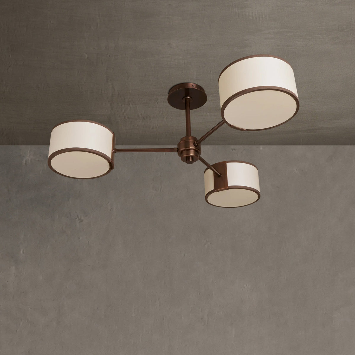 Lampa Sufitowa Nowoczesna z Trzema Cylindrycznymi Kloszami - 8
