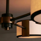 Lampa Sufitowa Nowoczesna z Trzema Okrągłymi Kloszami - 6