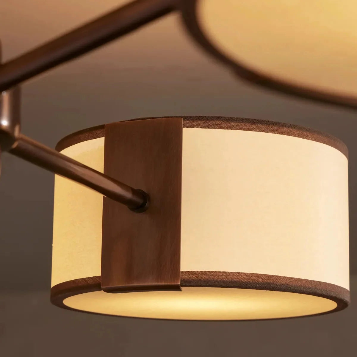 Lampa Sufitowa Nowoczesna z Trzema Okrągłymi Kloszami - 9