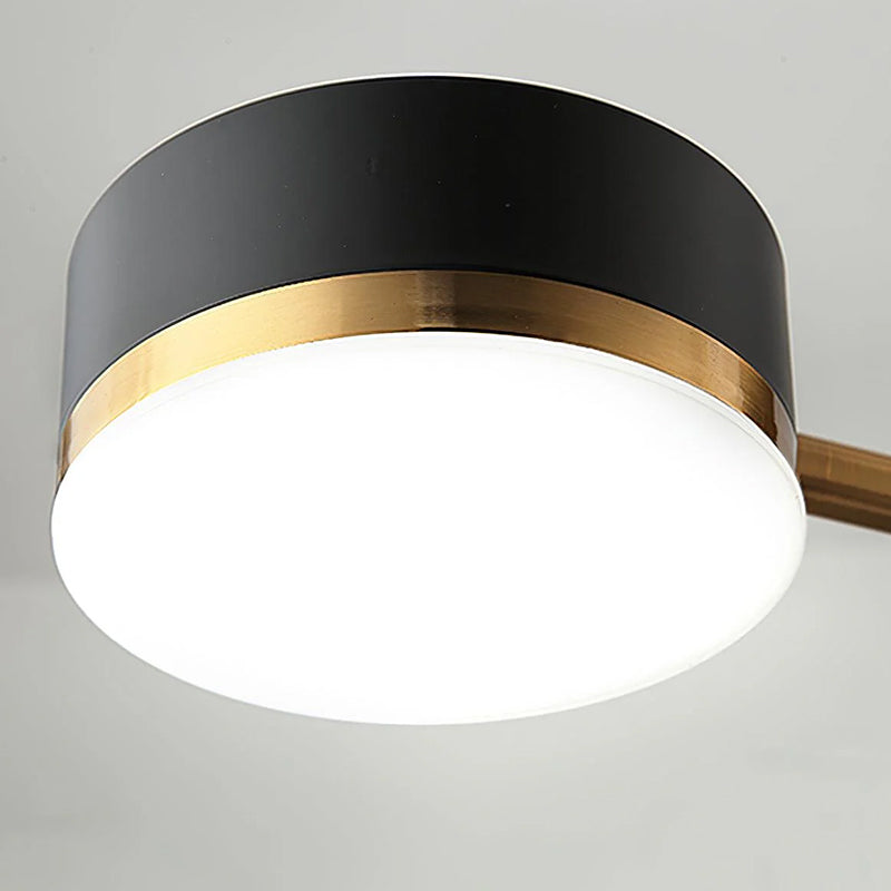 Lampa Sufitowa Nowoczesna ze Złotymi Ramionami i Diodami LED - 10