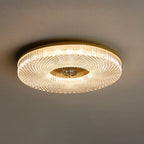 Lampa Sufitowa Nowoczesna z Okrągłym Kloszem Kryształowym - 9