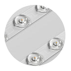 Lampa Sufitowa Nowoczesna z Okrągłym Kloszem Kryształowym - 10