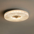 Lampa Sufitowa Nowoczesna z Okrągłym Kloszem Kryształowym - 6