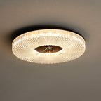 Lampa Sufitowa Nowoczesna z Okrągłym Kloszem Kryształowym - 7