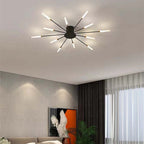 Lampa Sufitowa Modern Art Deco Wielopunktowa - Czarny