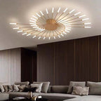 Lampa Sufitowa Modern Art Deco Wielopunktowa - Złoty