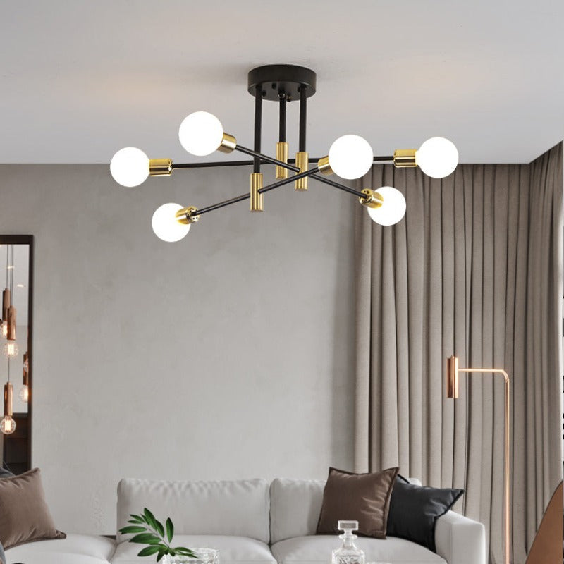 Lampa Sufitowa Sputnik z Wieloma Ramionami i Oprawką E27