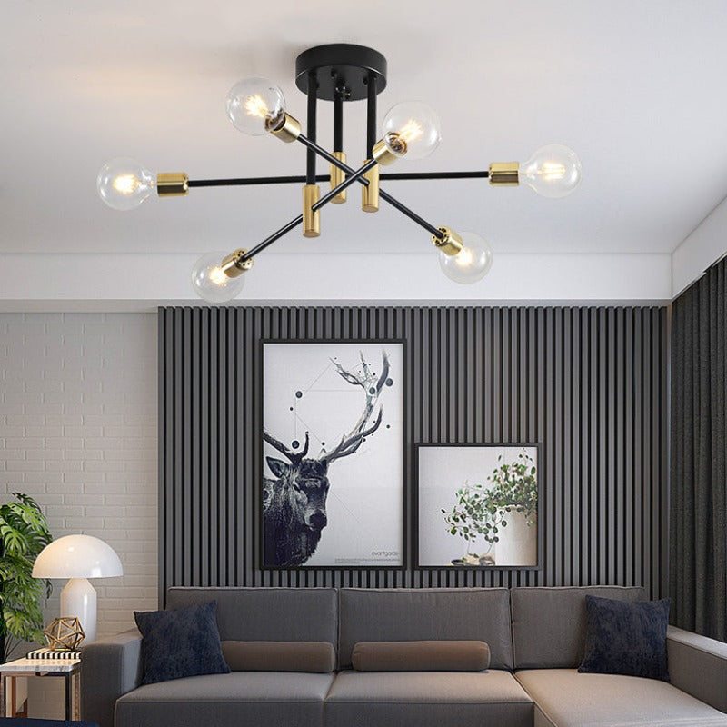 Lampa Sufitowa Sputnik z Wieloma Ramionami i Oprawką E27 - 4