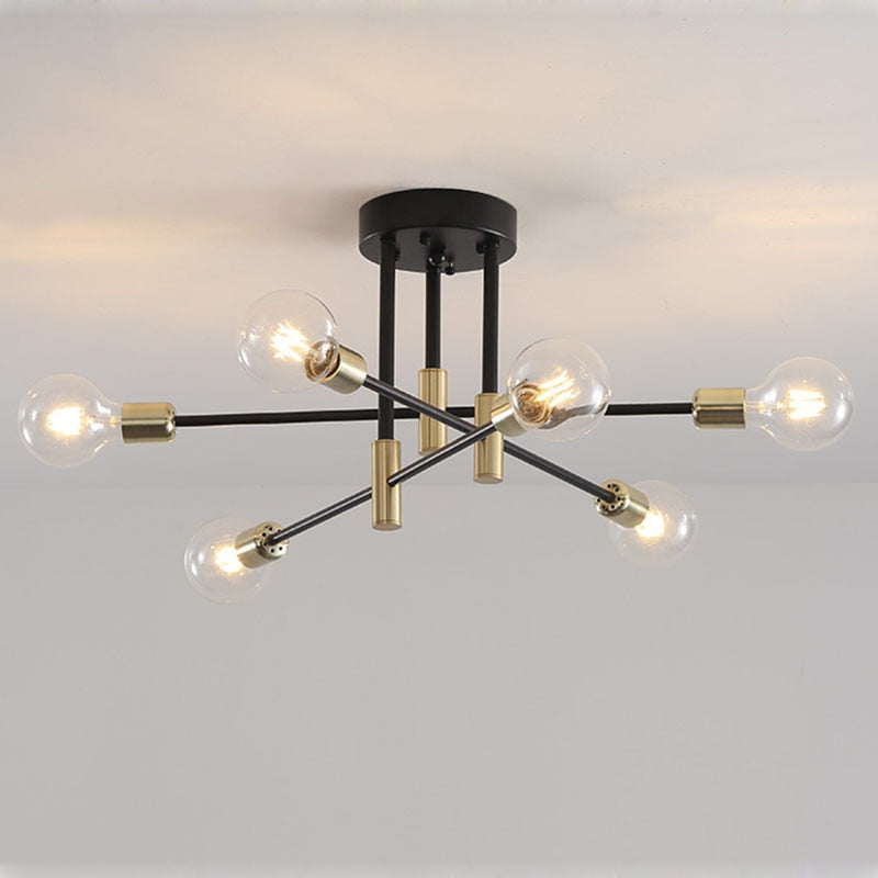 Lampa Sufitowa Sputnik z Wieloma Ramionami i Oprawką E27 - 9