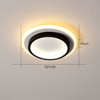 Lampa Sufitowa LED Nowoczesna z Podwójnym Pierścieniem - 10