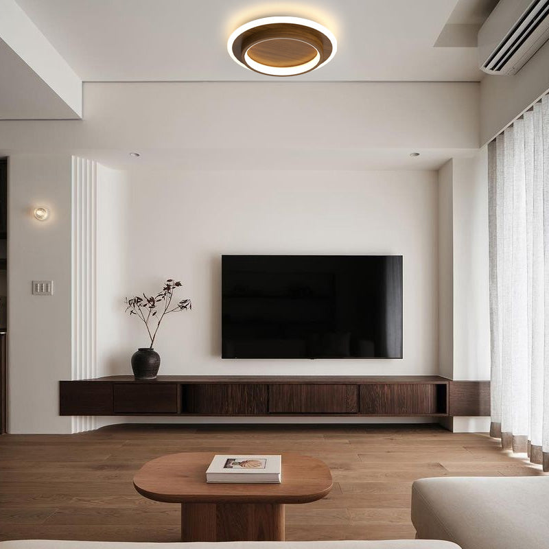 Lampa Sufitowa LED Nowoczesna z Podwójnym Pierścieniem - 14