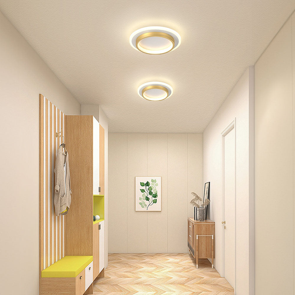 Lampa Sufitowa LED Nowoczesna z Podwójnym Pierścieniem - 22