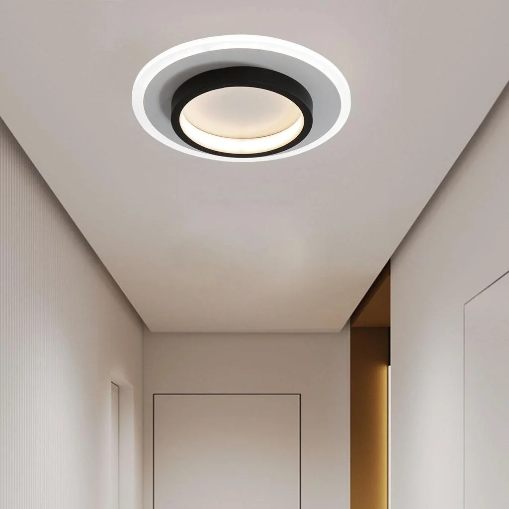 Lampa Sufitowa LED Nowoczesna z Podwójnym Pierścieniem - 5