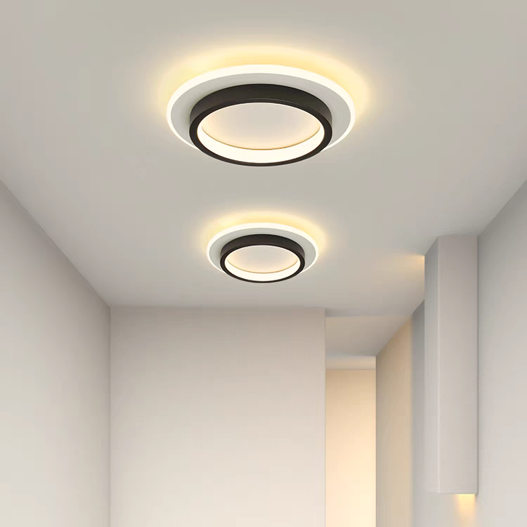 Lampa Sufitowa LED Nowoczesna z Podwójnym Pierścieniem - 6