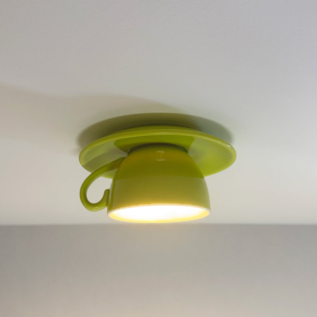 Lampa Sufitowa Retro w Kształcie Filiżanki z Gwintem G4 - 15