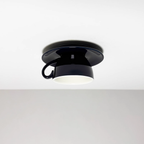 Lampa Sufitowa Retro w Kształcie Filiżanki z Gwintem G4 - Granatowy