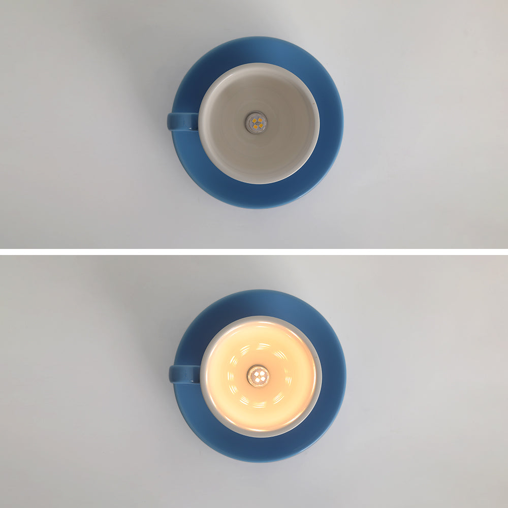Lampa Sufitowa Retro w Kształcie Filiżanki z Gwintem G4 - 7