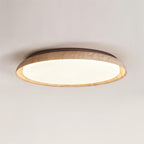 Lampa Sufitowa Rustykalna z Pierścieniem z Trawertynu - 17
