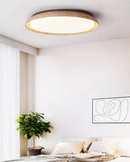 Lampa Sufitowa Rustykalna z Pierścieniem z Trawertynu - 20