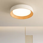 Lampa Sufitowa Skandynawska z Pierścieniem w Wyglądzie Drewna - 4