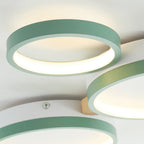 Lampa Sufitowa Skandynawska z Okrągłymi Panelami LED - 28