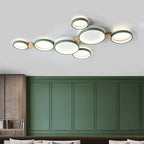 Lampa Sufitowa Skandynawska z Okrągłymi Panelami LED - 7