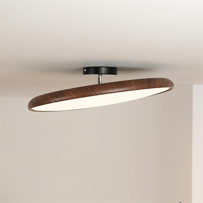 Lampa Sufitowa Skandynawska z Okrągłym Kloszem i LED - 11