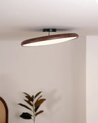 Lampa Sufitowa Skandynawska z Okrągłym Kloszem i LED - 16