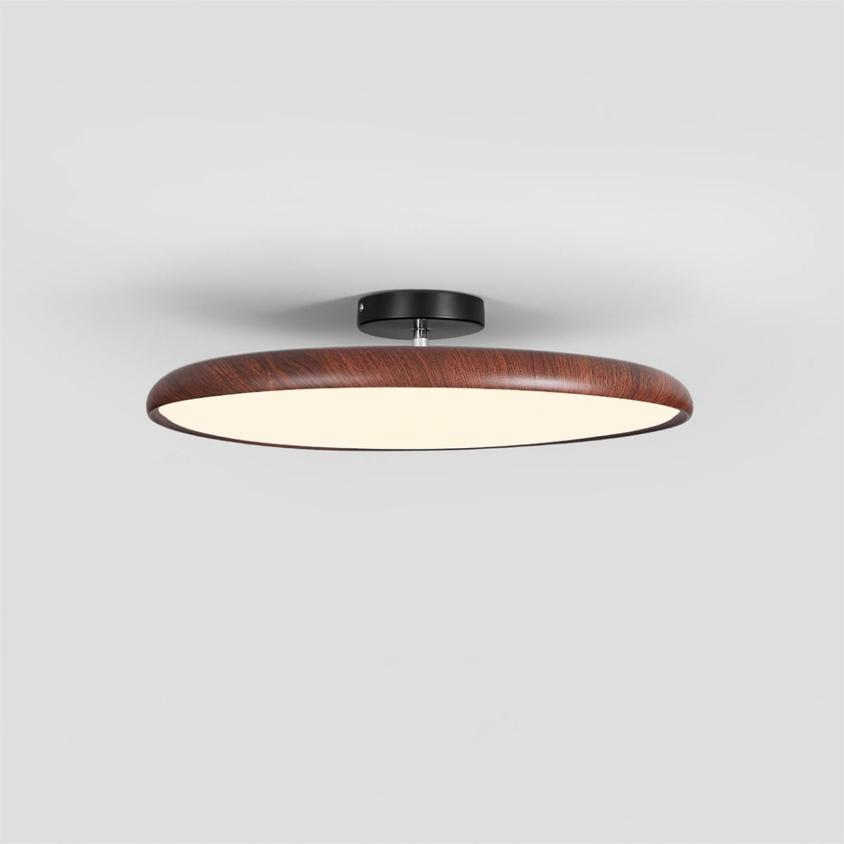 Lampa Sufitowa Skandynawska z Okrągłym Kloszem i LED - 6