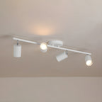 Lampa Sufitowa Modern z Obrotowymi Spotami GU10 - Biały