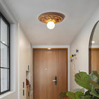 Lampa Sufitowa Vintage Rustykalna z Ornamentem Kwiatowym - 9