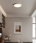 Lampa Sufitowa Wabi Sabi z Okrągłym Kloszem Imitującym Kamień - 11