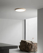 Lampa Sufitowa Wabi Sabi z Okrągłym Kloszem Imitującym Kamień - 16