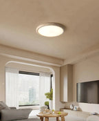 Lampa Sufitowa Wabi Sabi z Okrągłym Kloszem Imitującym Kamień - 9